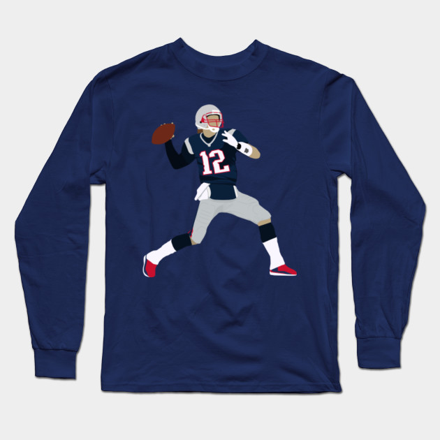 TB12 - Tom Brady - Long Sleeve T-Shirt | TeePublic